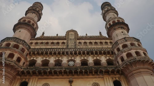 Charminar the most tourist place in Hyderabad. Famous heritage Place in India. photo