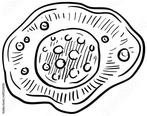 viruses handdrawn illustration