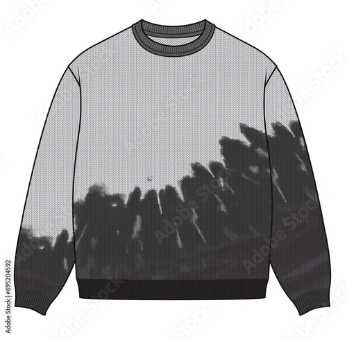 Fashion Cad, Fashion Jacket, Jacket Cad Illustration, fashion Flat Cad, Sweater, Sweatshirt, Fashion Cad illustration 
