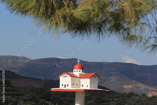 Grecki pomnik cerkiew - kapliczka