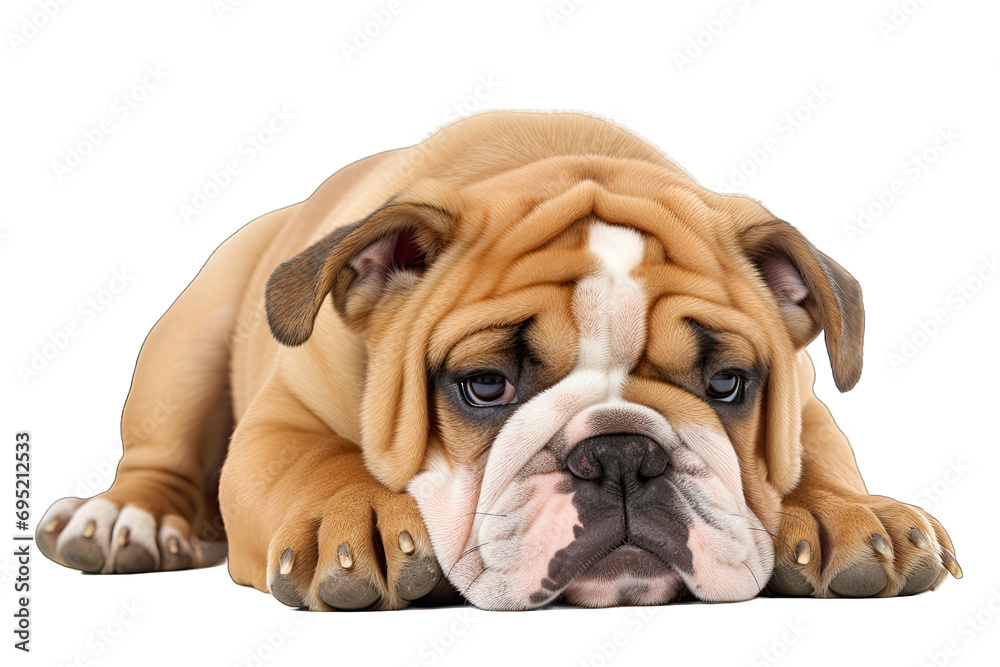 lazy english bulldog isolated transparent background lazy english bulldog isolated transparent background