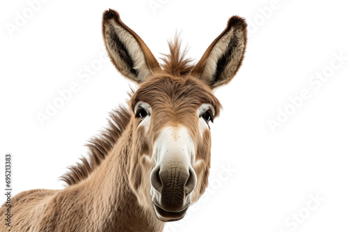 Fotótapéta stupid donkey face isolated transparant background