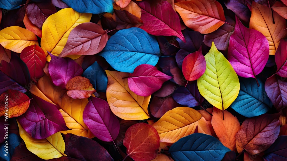 autumn colorful leaves background