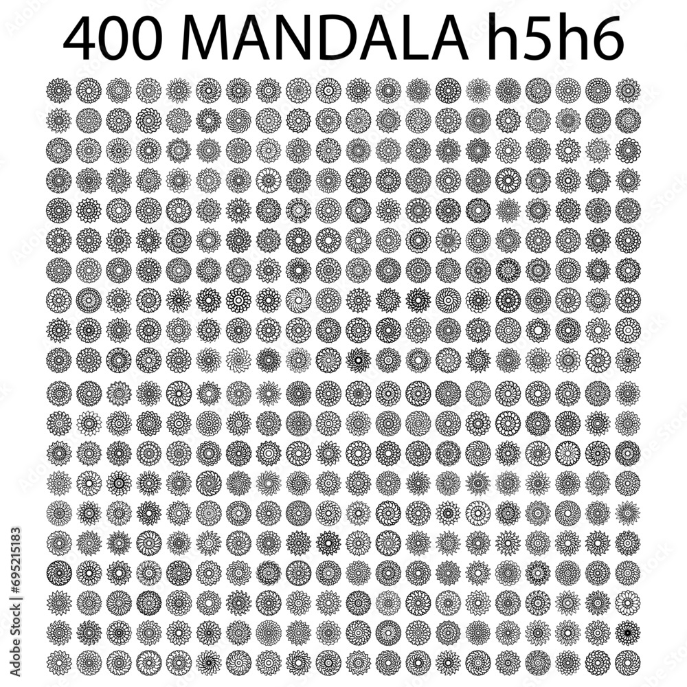 various mandala collections - 400 set yoga pattern various mandala collections - 400 set yoga pattern
