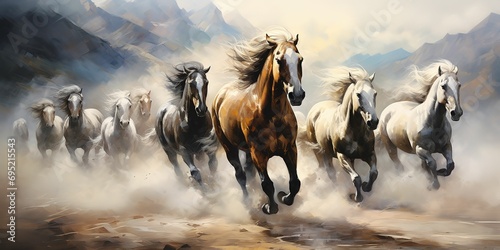 Running horses © krishnendu