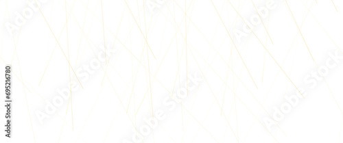 Vector abstract white with gold lines, triangles Transparent background modern design and triangles shape background, geometric random chaotic lines background.