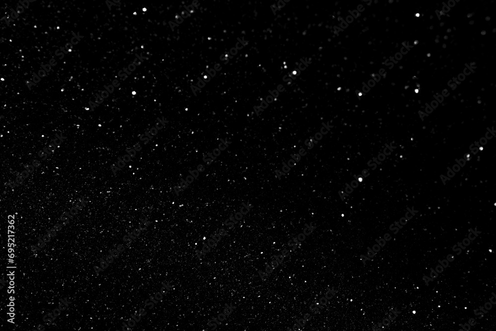 Starry night sky. Glowing stars in space. Galaxy space background. New Year, Christmas and celebration concept backgrounds.
