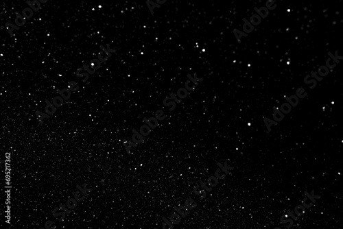 Starry night sky. Glowing stars in space. Galaxy space background. New Year, Christmas and celebration concept backgrounds.