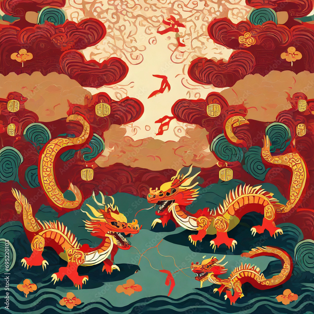 Chinese New Year Background Chinese New Year Background
