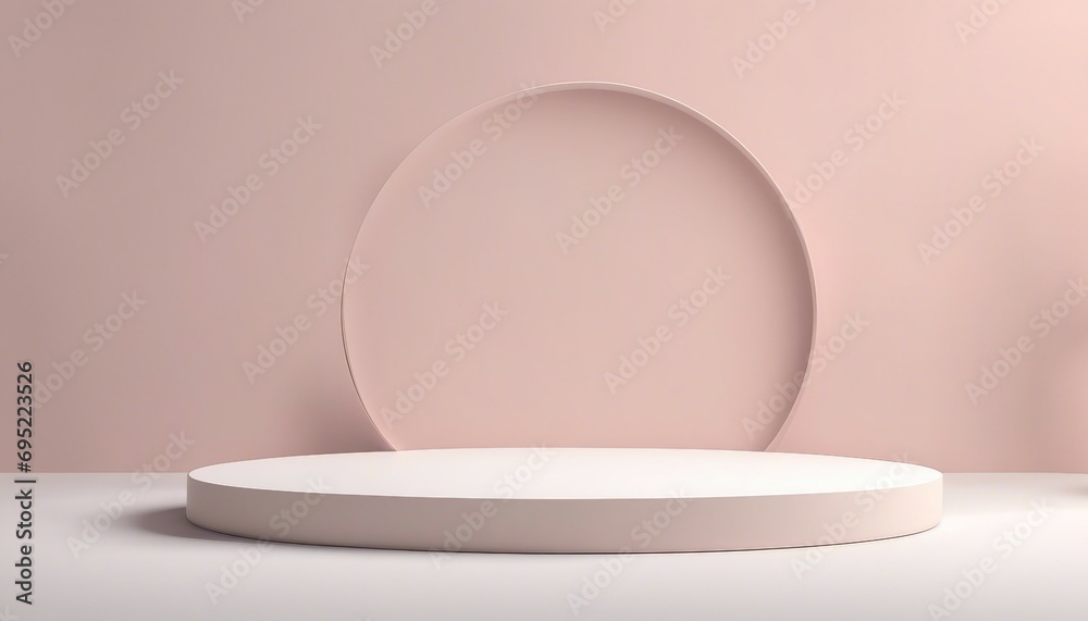 Abstract minimal scene with geometrical forms. Pink background. 3d render Abstract minimal scene with geometrical forms. Pink background. 3d render