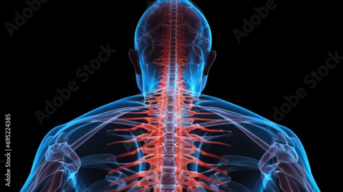 Close-up view of the back of a man's head and neck. Versatile image suitable for various concepts and applications