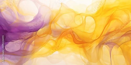 A light and airy abstract background in shades of yellow, purple, featuring intricate lines for added depth and visual interest