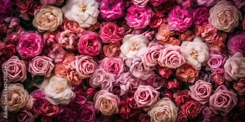 Pink rose background © krishnendu