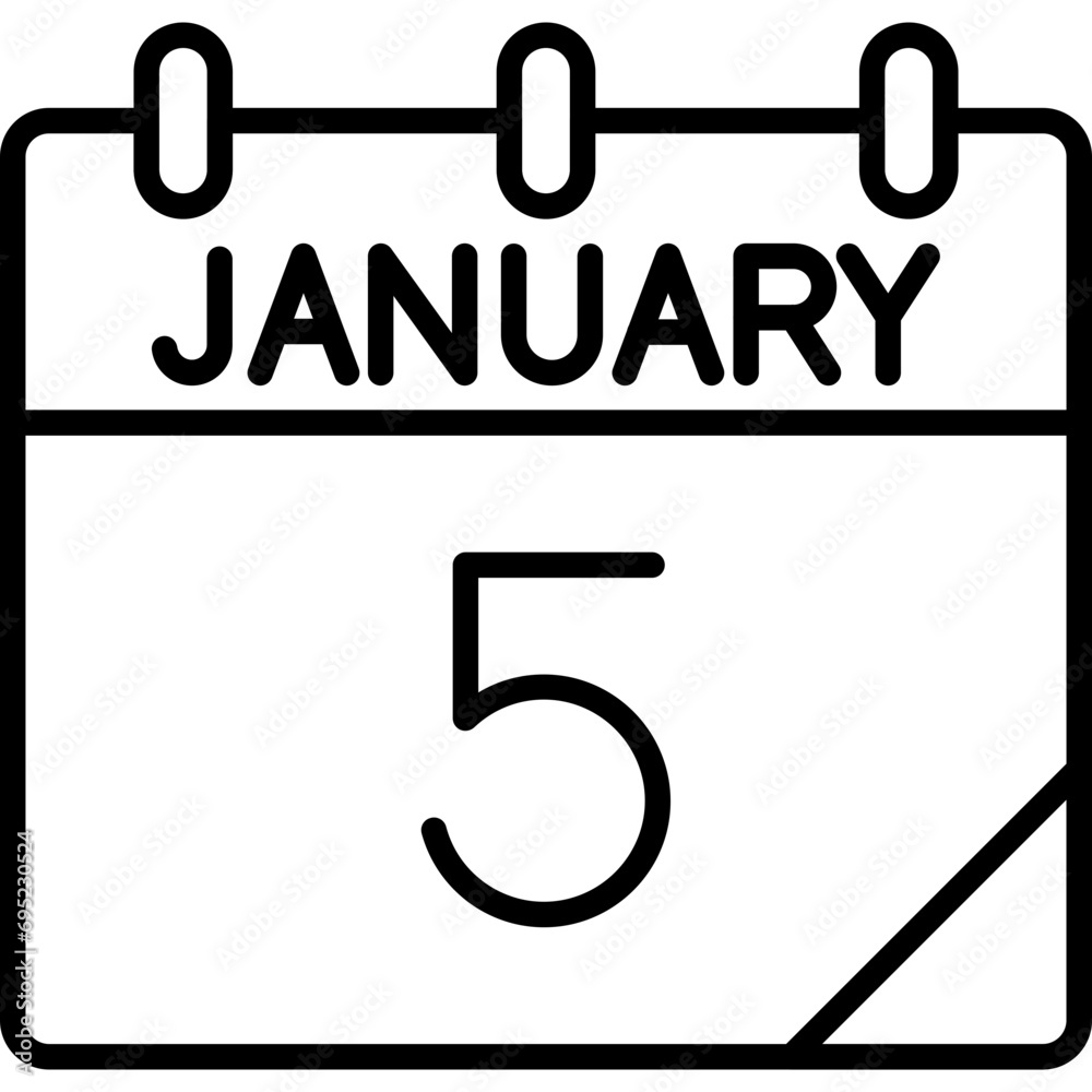 5 January Icon 5 January Icon