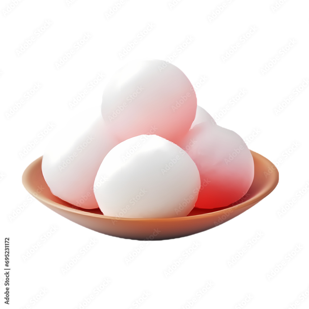 Rice dumplings isolated on transparent background Rice dumplings isolated on transparent background