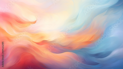 Colorful swirling dreams. Cloud background