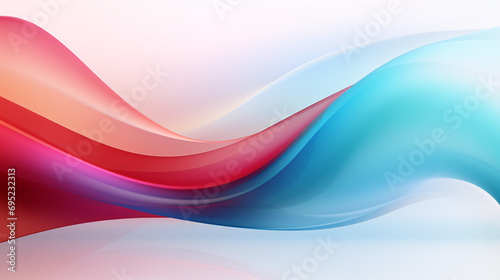 Colorful wavy background and beautiful smooth lines