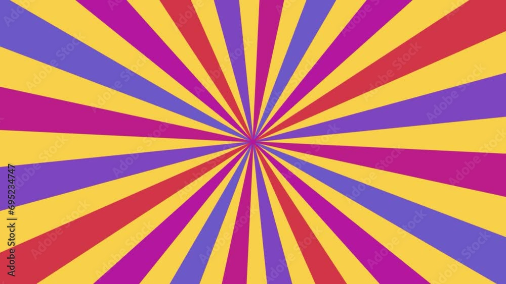 Sunburst Retro Colors Background Sunburst Retro Colors Background