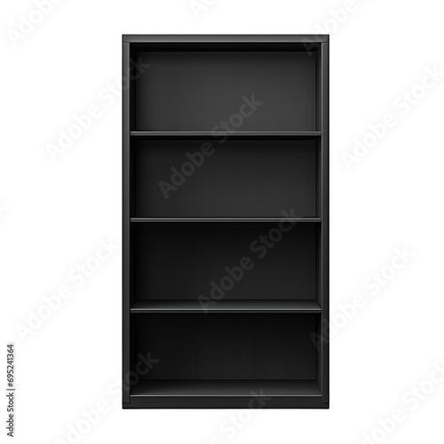 Black shelves