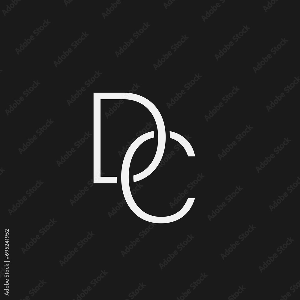 Letter DC Logo. DC Letter Design Vector Letter DC Logo. DC Letter Design Vector