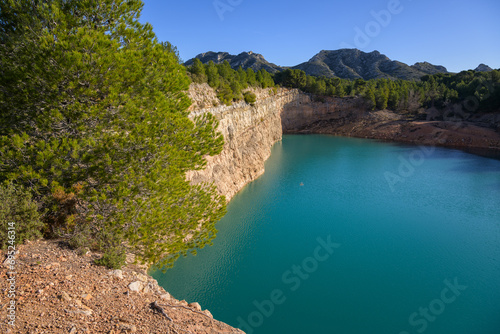 The former Mas Rouge quarry on a sunny day photo