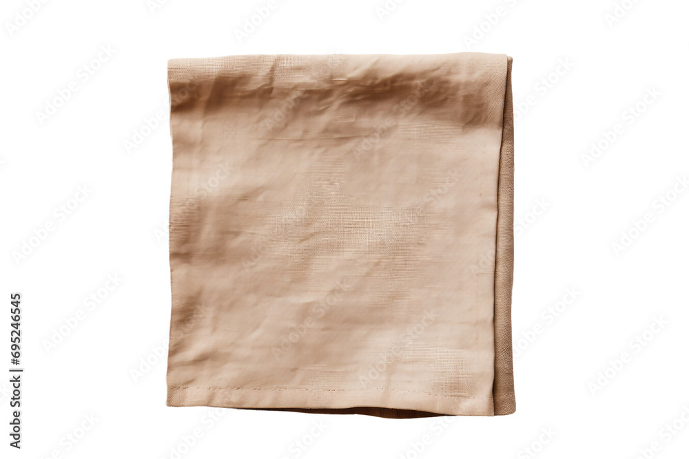 Cloth Napkin On Transparent Background