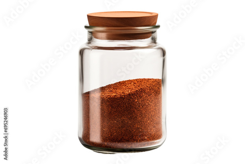 Empty Spice Jar On Transparent Background