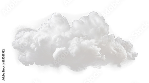 white cloud isolated on a transparent background. © MdKamrul