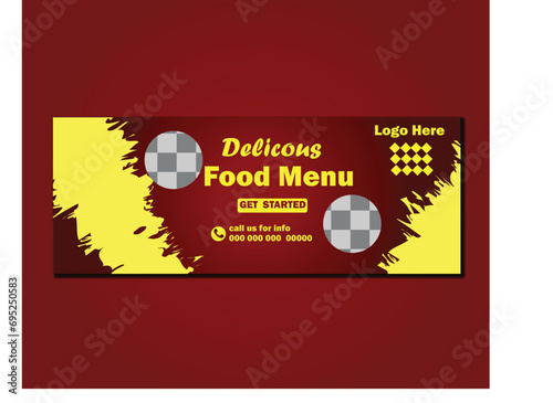 Restaurant, food  Banner Designs Drink Menu Banner Template, Social Media Post Template, Fresh Drink Menu Banner.