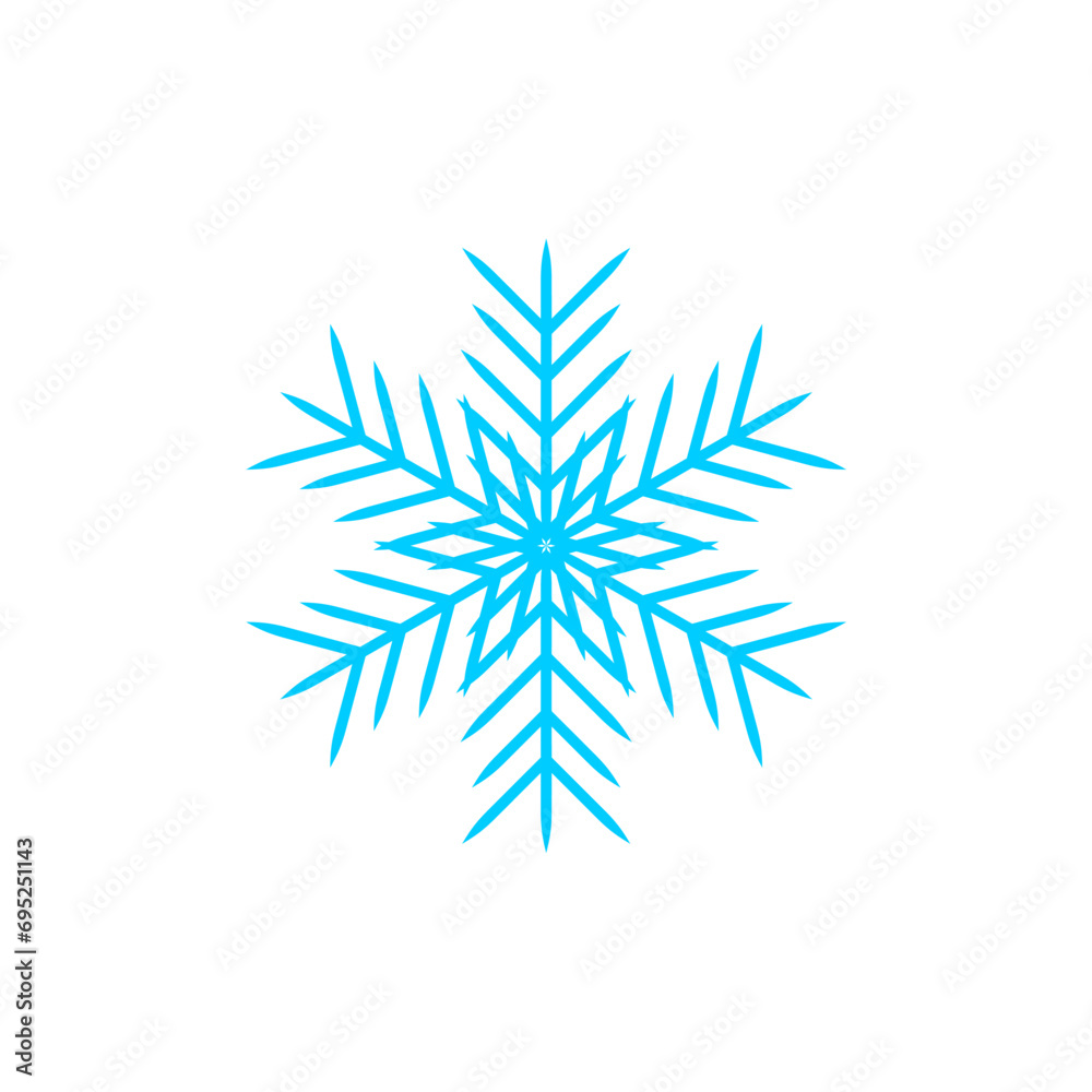 snow set with snowflake element vector snow set with snowflake element vector