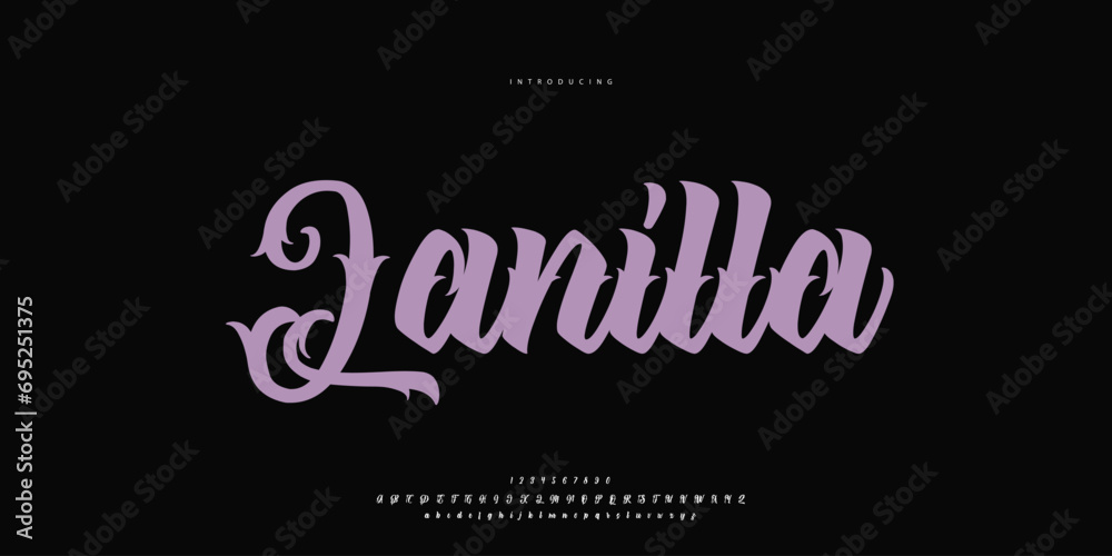 Abstract Fashion font alphabet. Minimal modern urban fonts for logo, brand etc. Typography Calligraphy typeface uppercase lowercase and number. vector illustration
Abstract Fashion font alphabet. Minimal modern urban fonts for logo, brand etc. Typography Calligraphy typeface uppercase lowercase and number. vector illustration