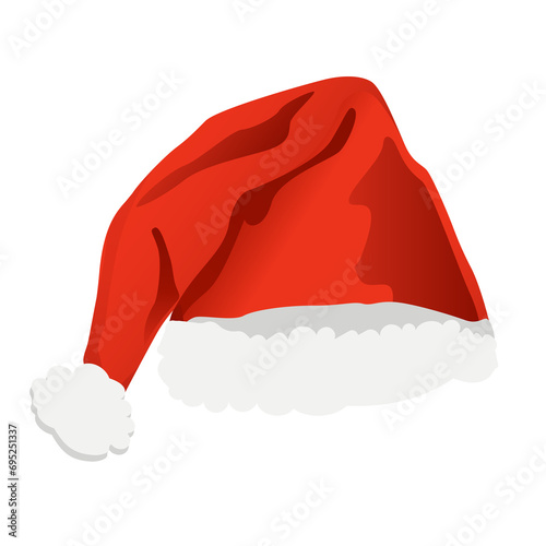 Red caps png. Christmas decorations. Santa Claus hat. Christmas image.