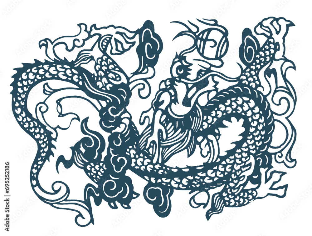 Dragon drawing chinese .Zodiac sign, year of the Dragon. Oriental Ornament Elements. Eastern Design Elements. 2024 year Asian Symbol. Dragon drawing chinese .Zodiac sign, year of the Dragon. Oriental Ornament Elements. Eastern Design Elements. 2024 year Asian Symbol.
