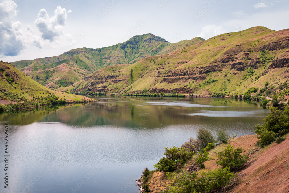 Snake River at Hells Canyon National Recreation Area in Oregon and Idaho