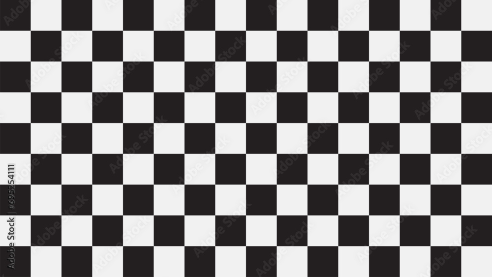 black and white chess board background