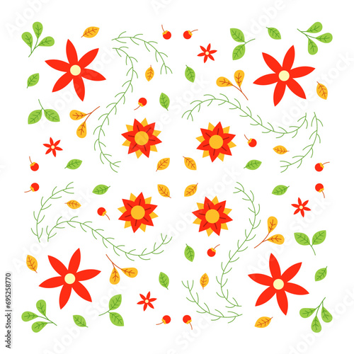 Floral Pattern Background