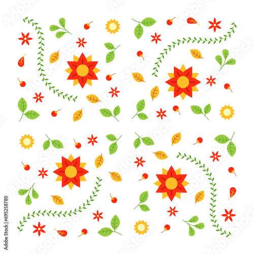 Floral Pattern Background
