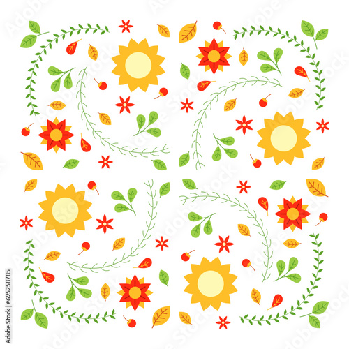Floral Pattern Background
