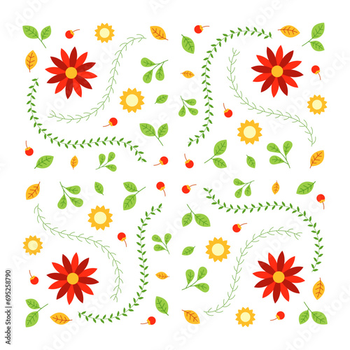 Floral Pattern Background