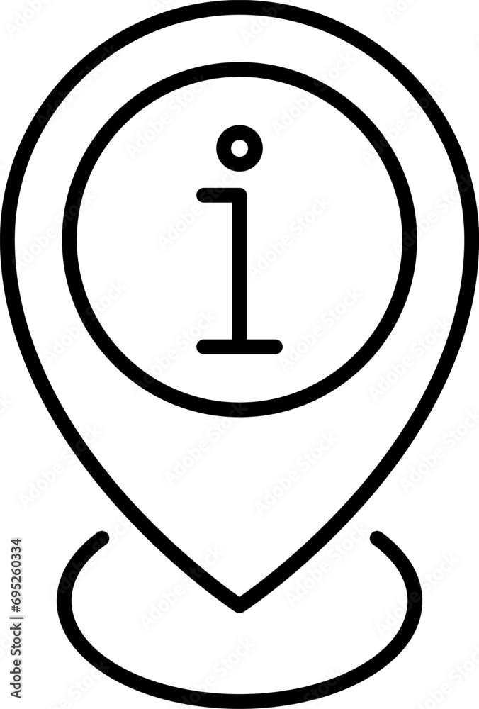 Information line icon vector. Inform, guide, privacy policy, manual, rule, instruction vector illustration Information line icon vector. Inform, guide, privacy policy, manual, rule, instruction vector illustration