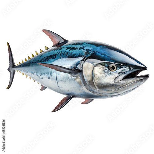 Expensive rare tuna bluefin tuna isolated on white background