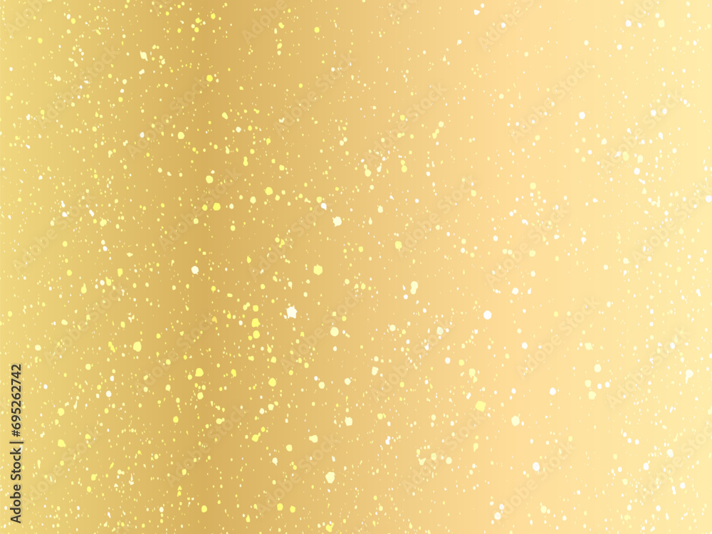 Vector Gold background. Gold metallic texture. Trendy template for holiday designs, party, birthday, wedding, invitation, web banner
