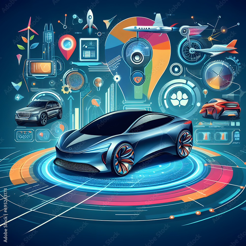 Detroit Auto Show Futuristic Concepts: A graphic emphasizing futuristic ...