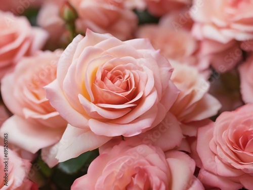 Rose flower lined up close together with background  detailed rose  realistic rose flower  rose flower background