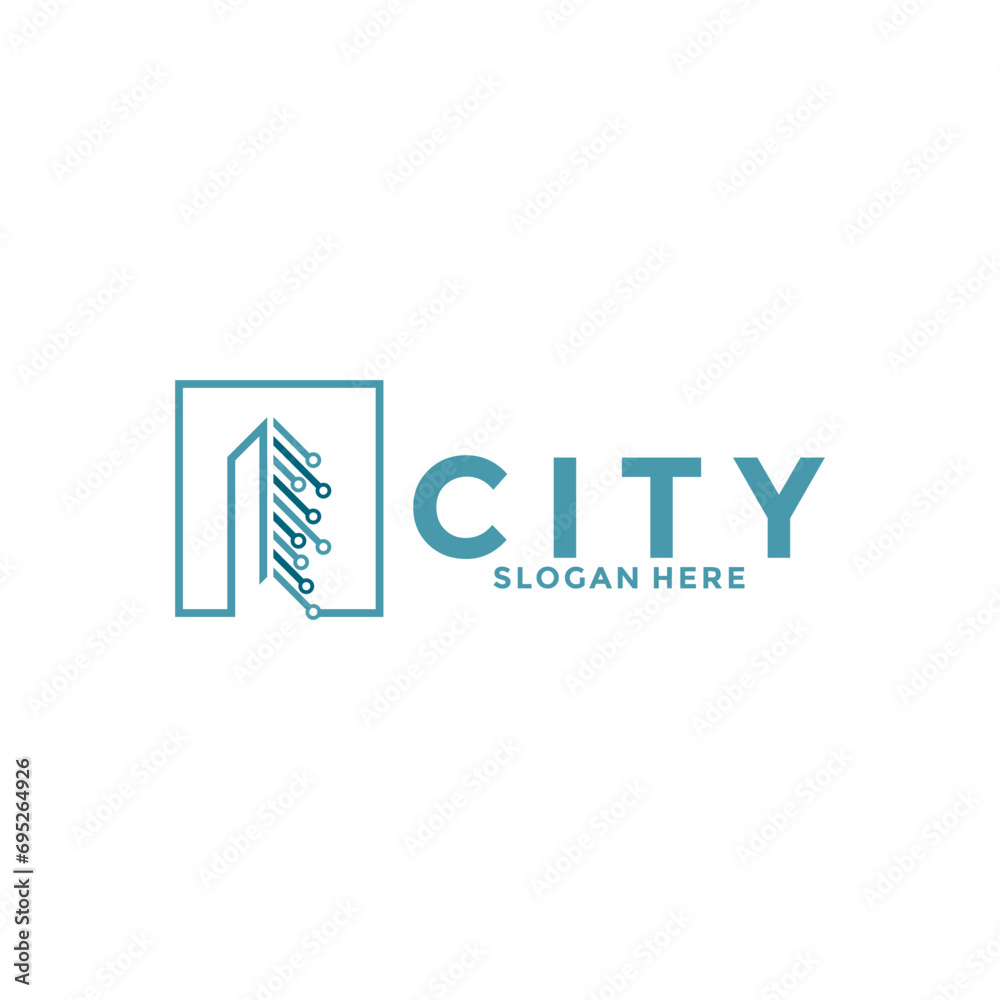 City Logo design, City Modern Skyline Vector logo Template City Logo design, City Modern Skyline Vector logo Template