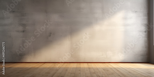 empty room with wall empty room with floor Empty room with concrete wall and wooden floor with window sunlight background High quality photo Grungy Concrete Wall And Floor As Background Texture Photo 