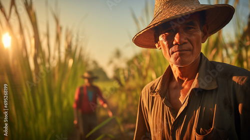 filipino 50 year old farmer photo