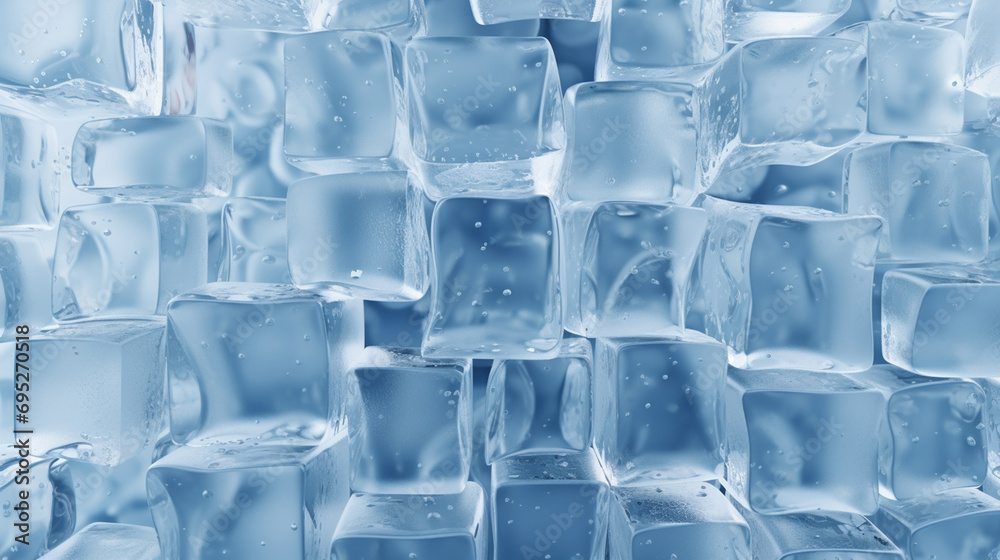 A background of ice cubes A background of ice cubes