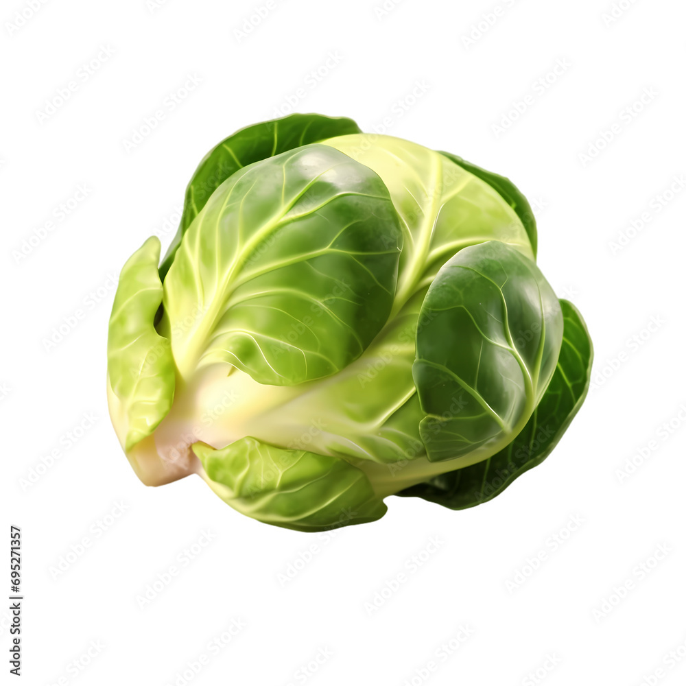 Spinach, cabbage isolated on transparent background Spinach, cabbage isolated on transparent background