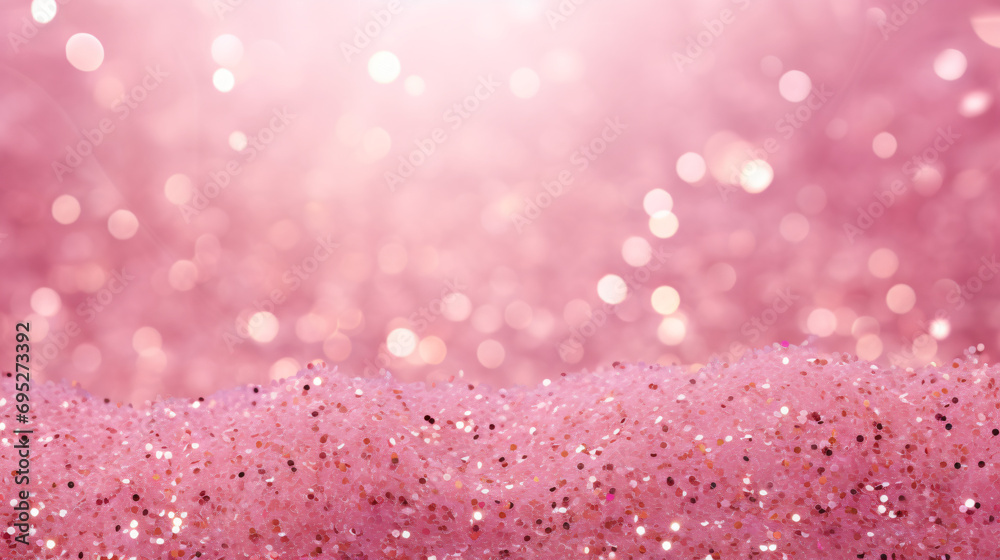 Glitter pink background